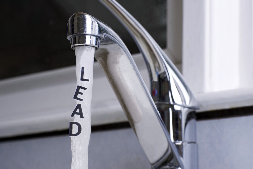 Lead water pipes